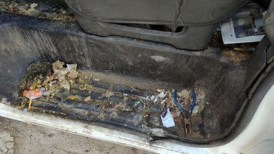 2002 Savana Van 2500 Driver Left Lower Side Step Trim Panel Oem