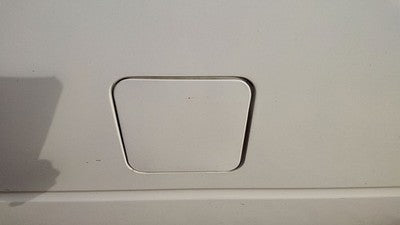 1985-2005 Gmc Safari Fuel Tank Door With Hinge Gas Lid Oem Filler White 15742926
