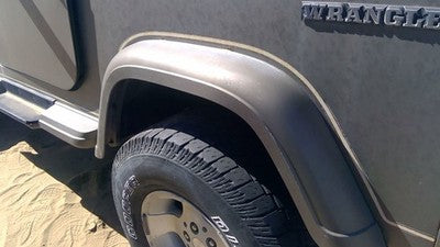 1989 Jeep Wrangler Yj Driver Left Rear Wheel Flare Fender Moulding Brown Oem