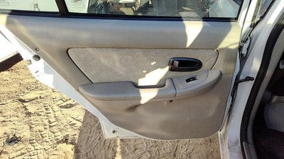01-03 Hyundai Elantra Driver Left Rear Inside Door Trim Panel Only Oem Back Tan