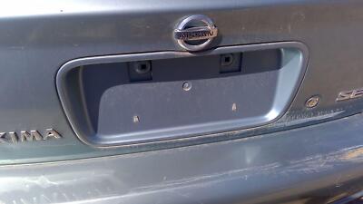 2002 Nissan Maxima License Plate Trim Surround Panel Oem Tail Trunk Finish