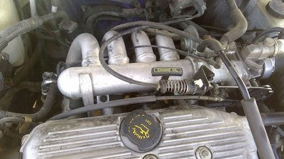 91-96 Ford Escort Intake Manifold Fuel Injector Rail Harness Throttle Body 1.9L