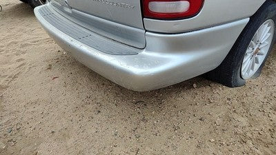 1996-2000 Chrysler Town & Country Rear Bumper Cover Assembly Oem Back Silver