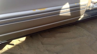 1994 Olds Eighty Eight Passenger Right Rear Moulding From Door Back Trim Gold