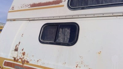 1975-1991 Ford Van E250 Passenger Right Rear Quarter Glass Back Side Window Oem
