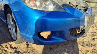 2004-2006 Mazda 3 Front Bumper Cover Assembly Oem 27B Winning Blue Bn8f50031dbb