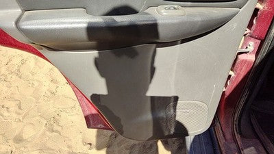 02-04 Trail Blazer Driver Left Rear Inside Door Trim Panel Back Dark Pewter 922