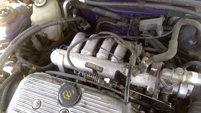 91-96 Ford Escort Intake Manifold Fuel Injector Rail Harness Throttle Body 1.9L