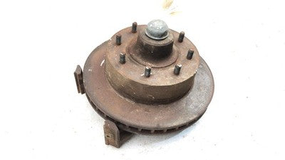 82-93 D350 Passenger Right Front Spindle Steering Knuckle With Wheel Hub 4X2