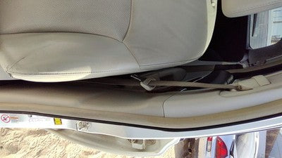 10-12 Legacy Outback Driver Left Front Seat Belt Retractor Shoulder Warm Ivory