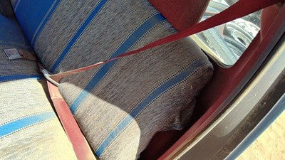1983 Ford F150 Driver Left Front Seat Belt Retractor Oem Shoulder Red