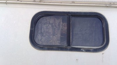 1975-1991 Ford Van E250 Driver Left Rear Quarter Glass Back Side Window Oem