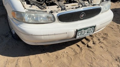 1997-2003 Buick Century Front Bumper Cover Assembly Oem White 12369156
