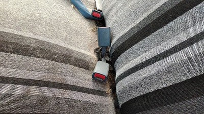 1991 Chevy Silverado 1500 Driver Left Front Seat Belt Buckle Receiver Oem Blue