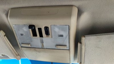 2004 05 Nissan Maxima Center Overhead Console Dome Light Map Lamp Cubby Brown C