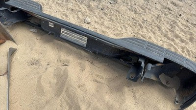99-05 Chevy Silverado Stepside Rear Back Bumper With Brackets Oem Factory Chrome