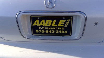 1995-1998 Acura Tl License Plate Trim Surround Panel Oem Tail Trunk Finish White