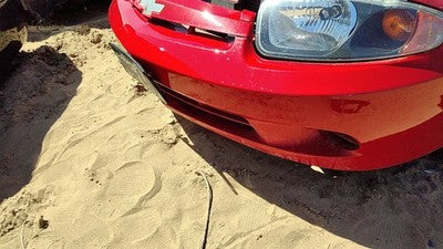 2003-2005 Chevy Cavalier Front Bumper Cover Assembly Oem Red 74U 12335575