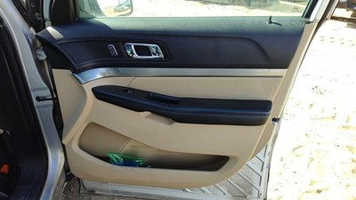 16 17 Explorer Passenger Right Front Inside Door Trim Panel wh Switches Camel 7L