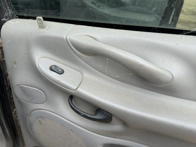 00-02 Expedition Passenger Right Rear Door Trim Panel With Switches Back Gray 12