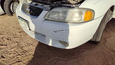 2000-2003 Nissan Sentra Front Bumper Cover Assembly Oem White Qm1 Gxe F20225m125