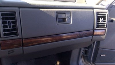1994 Jeep Grand Cherokee Glove Box Assembly Complete Door With Latch Oem Brown