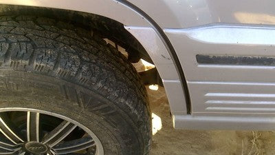 1994 Jeep Grand Cherokee Passenger Right Rear Moulding On Quarter Panel Silver