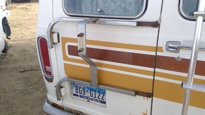 1979 Ford Van E250 Rear Spare Tire Carrier Oem Back
