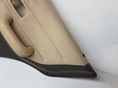 2002 Land Rover Freelander Right Rear Door Trim Panel Back Tan Black Passenger
