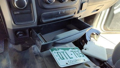 2013-2024 Dodge Ram 1500 Slide Out Cubby Oem Dash Black