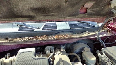 2002 Chevy Trail Blazer Windshield Wiper Cowl Vent Trim Panel Oem Cover