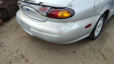 1996-1999 Ford Taurus Rear Bumper Cover Assembly Oem Back Silver Ts F6dz17k835a