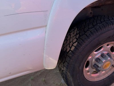05 Chevy Silverado 2500 Driver Left Rear Wheel Flare Moulding Oem Back White 50U