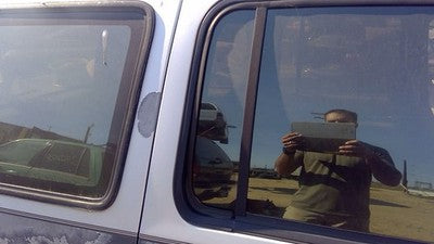 91-97 Ford Explorer Passenger Right Rear Vent Window Back Door Glass With Frame