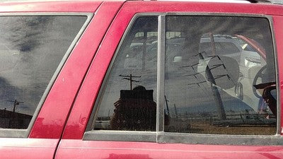 02-09 Trail Blazer Passenger Right Rear Vent Window Back Door Glass With Frame