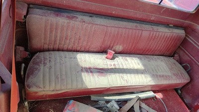 1988 Ford F150 Rear Seat Assembly Oem Back Red