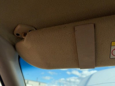 1999 Ford F150 Driver Left Sun Visor Oem Tan Ex