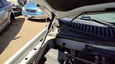 02-10 Ford Explorer Passenger Right Hood Hinge Assembly Oem White Yz 1L2z16796aa