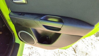 04-06 Mazda 3 Passenger Right Rear Inside Door Trim Panel Only Oem Back Black