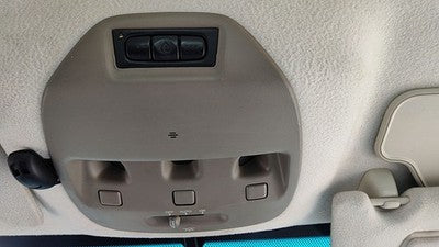 1999 Cadillac Seville Center Overhead Console Dome Light Map Lamp Cubby Tan 503