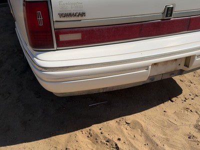 1991-1994 Lincoln Town Car Rear Bumper Cover Assembly Oem Back White Wt