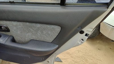 01-03 Hyundai Elantra Passenger Right Rear Inside Door Trim Panel Only Back Gray