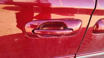 01-07 & Country Passenger Right Rear Outside Door Handle Back Inferno Red Prh