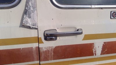 1979 Ford Van E250 Passenger Right Rear Outside Door Handle Oem Back Chrome
