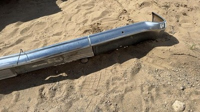 1962 Chevy Impala Rear Bumper With Brackets Oem Chrome 4 Door Sedan