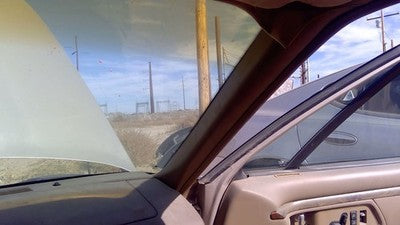 1994 Olds Eighty Eight Passenger Right A Pillar Trim Windshield Post Panel Tan