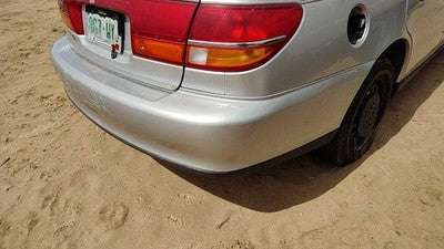 2000-2002 Saturn L100 Rear Bumper Cover Assembly Oem Back Silver 12U 90584254