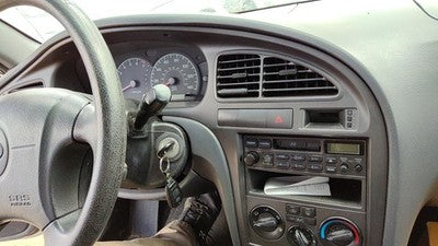 2001-2003 Hyundai Elantra Trim Bezel Around Speedometer Dash Surround Panel Gray