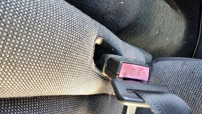 2005 Ford Crown Vic Driver Left Front Seat Belt Buckle Receiver Oem Black