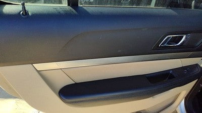 16-19 Explorer Driver Left Rear Inside Door Trim Panel Wh Switches Back Camel 7L